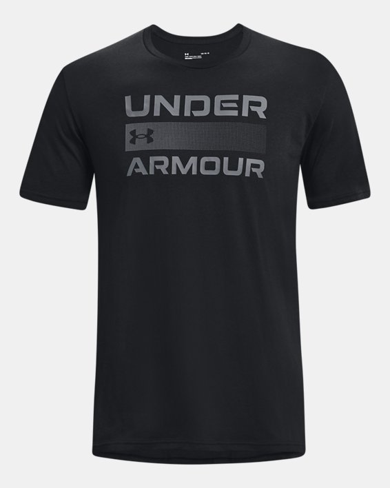 Men's UA Team Issue Graphic T-Shirt, Black, pdpMainDesktop image number 4